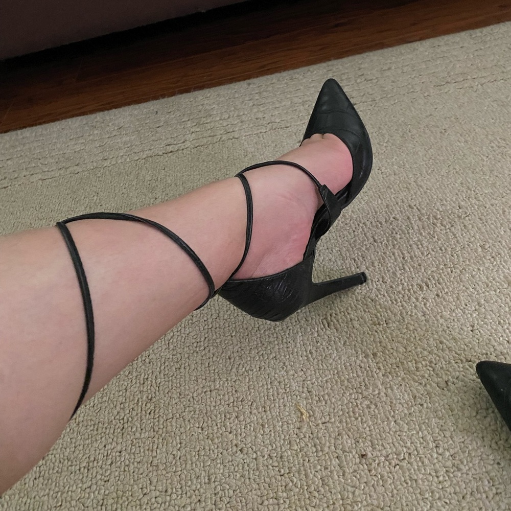 Black heels